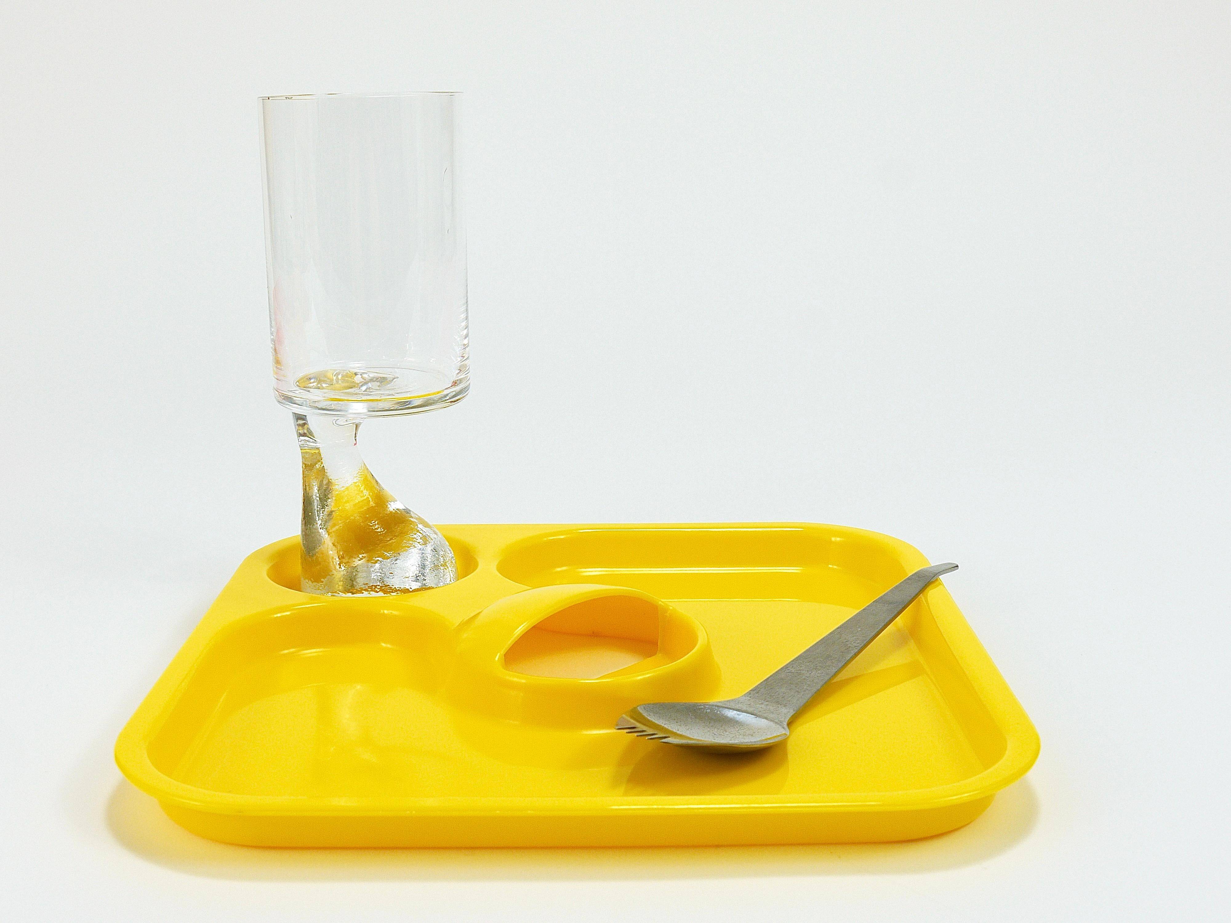 3 sets of Amboss Party Palette & spork, plate & spoon & fork, Austria, 1970s