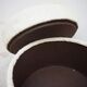 Pouf in leather patchwork 1970 vintage s
