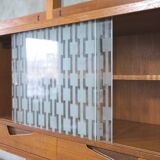 Mid-Century Modular Free Standing  Teak Wall Unit by Kjell Riise for Brodrene Jatogs, Norway, 1960s