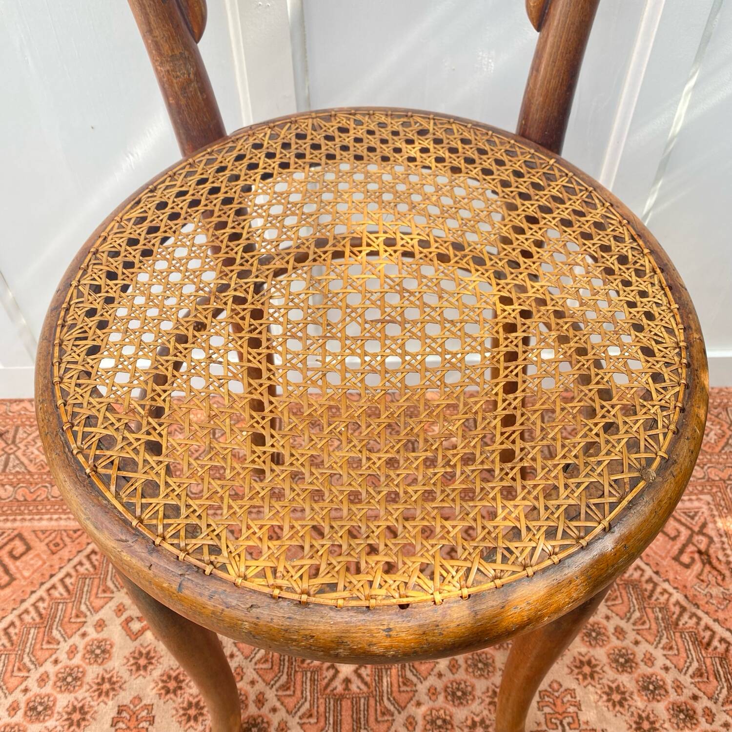 Thonet bistro chair in wood and cane