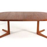 McIntosh round extendable dining table 2x 'Crieff' - mid-century modern style