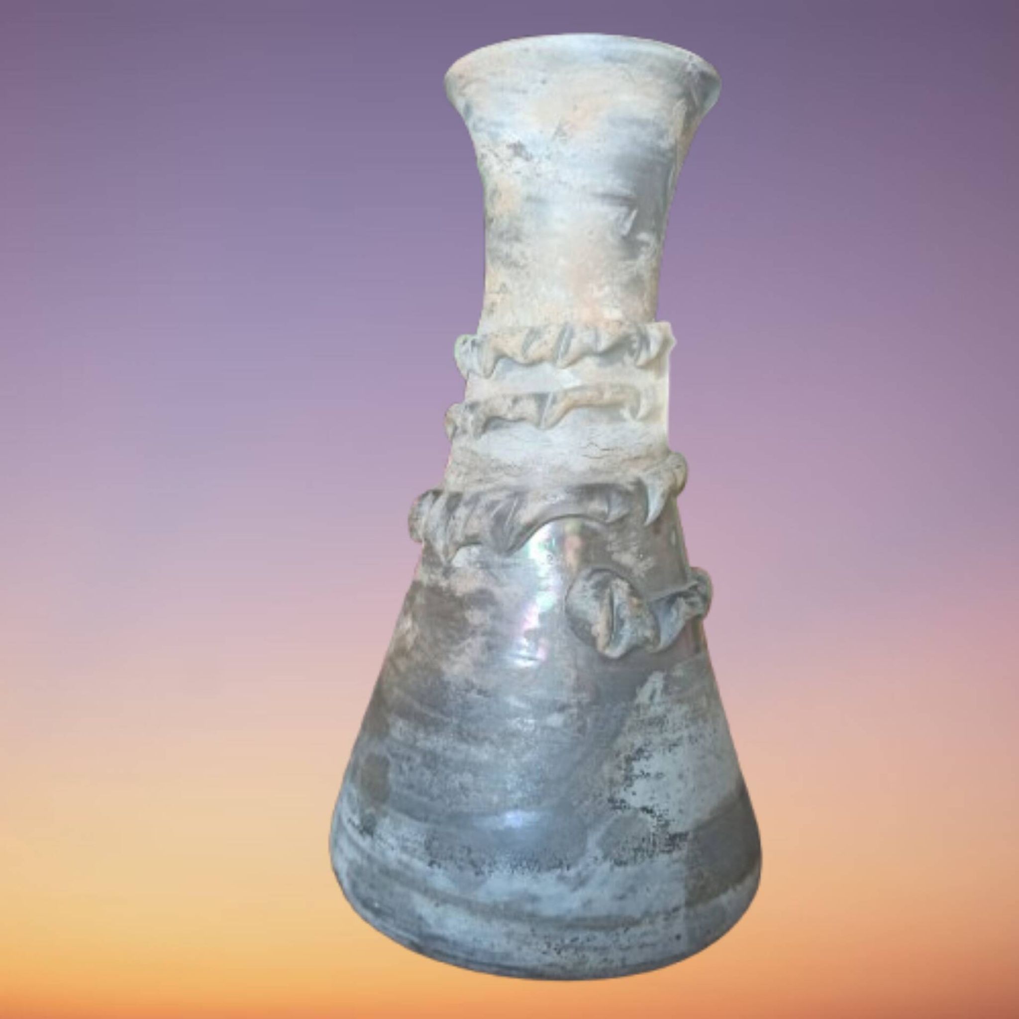 Vase pâte de verre esprit gallo romain