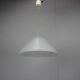 Vintage textured white glass pendant lamp from the 1970s.