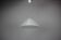 Vintage textured white glass pendant lamp from the 1970s.