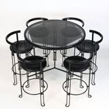 Set of stools and table "Bla station"