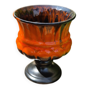 Vase chalice frappant - lava