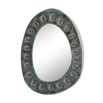 Ceramic mirror 17x23cm