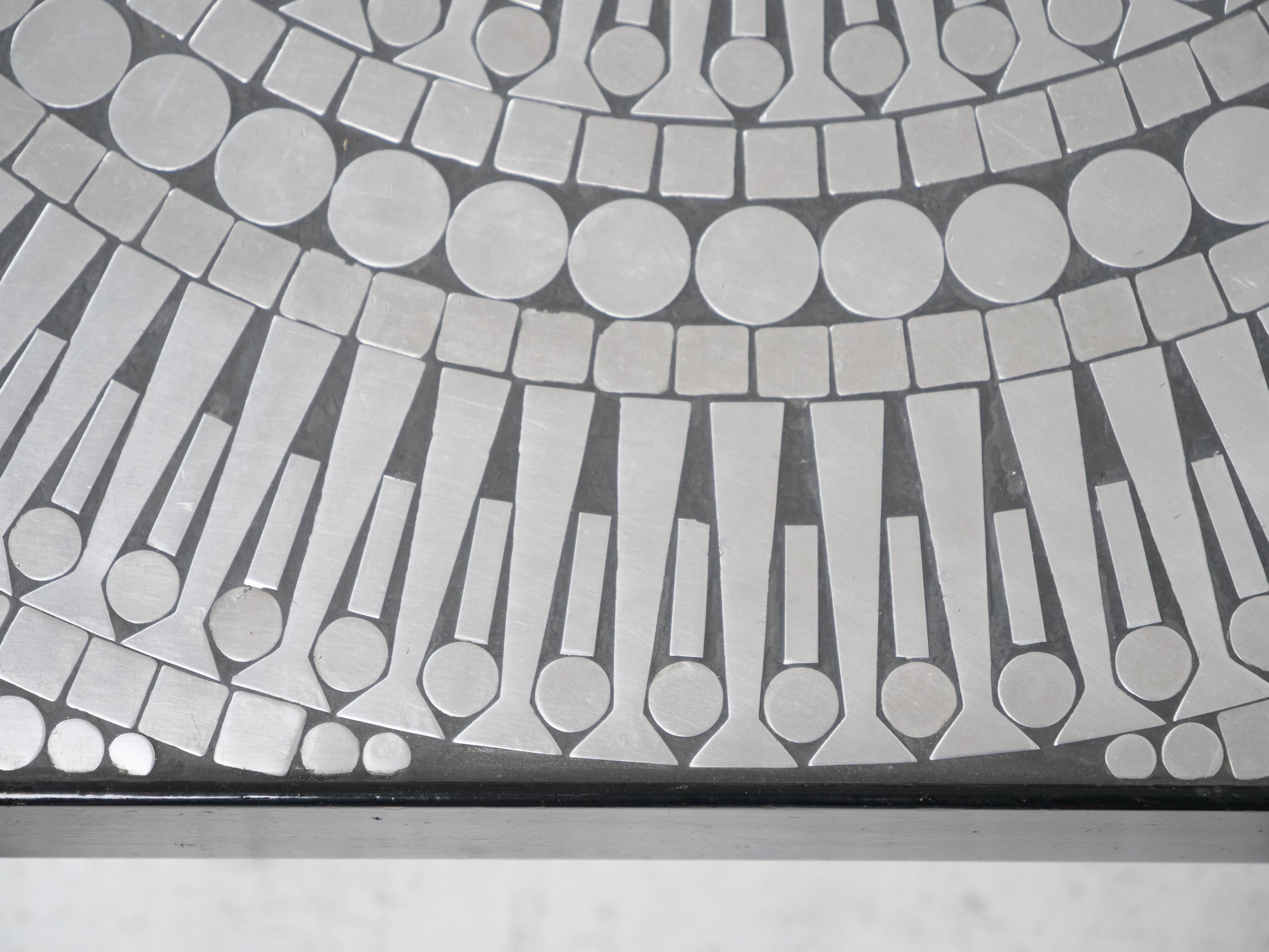 Coffee table by Raf Verjans, brutalist design, Belgium, 1970s