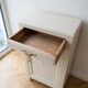 Art Deco wardrobe set: small beige wood (L 61 cm × H 126 cm × D 40 cm)