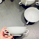 Set of 6 consommé bowls Porcelain