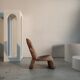 Fauteuil en teck massif recyclé