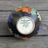 Handled Vase Gouda - Decor "Zonnebloem" (Sunflower) - Netherlands, 1930/50