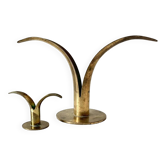 Lot de 2 bougeoirs en métal Lily Design Ivar Alenius Björk Ystad