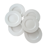 Vintage white plates
