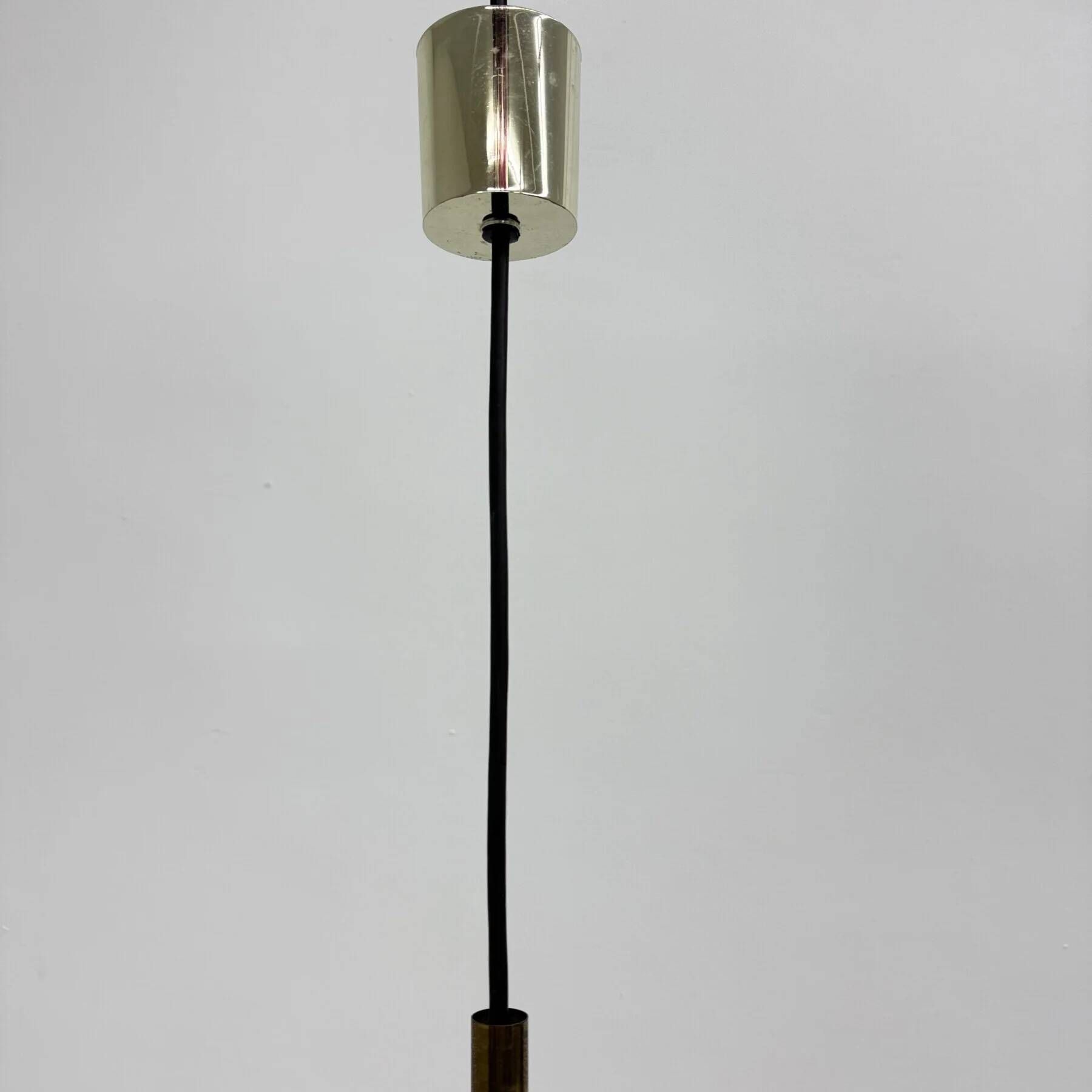 XL Helena Tynell glass bubble hanging lamp pendant, 1970s