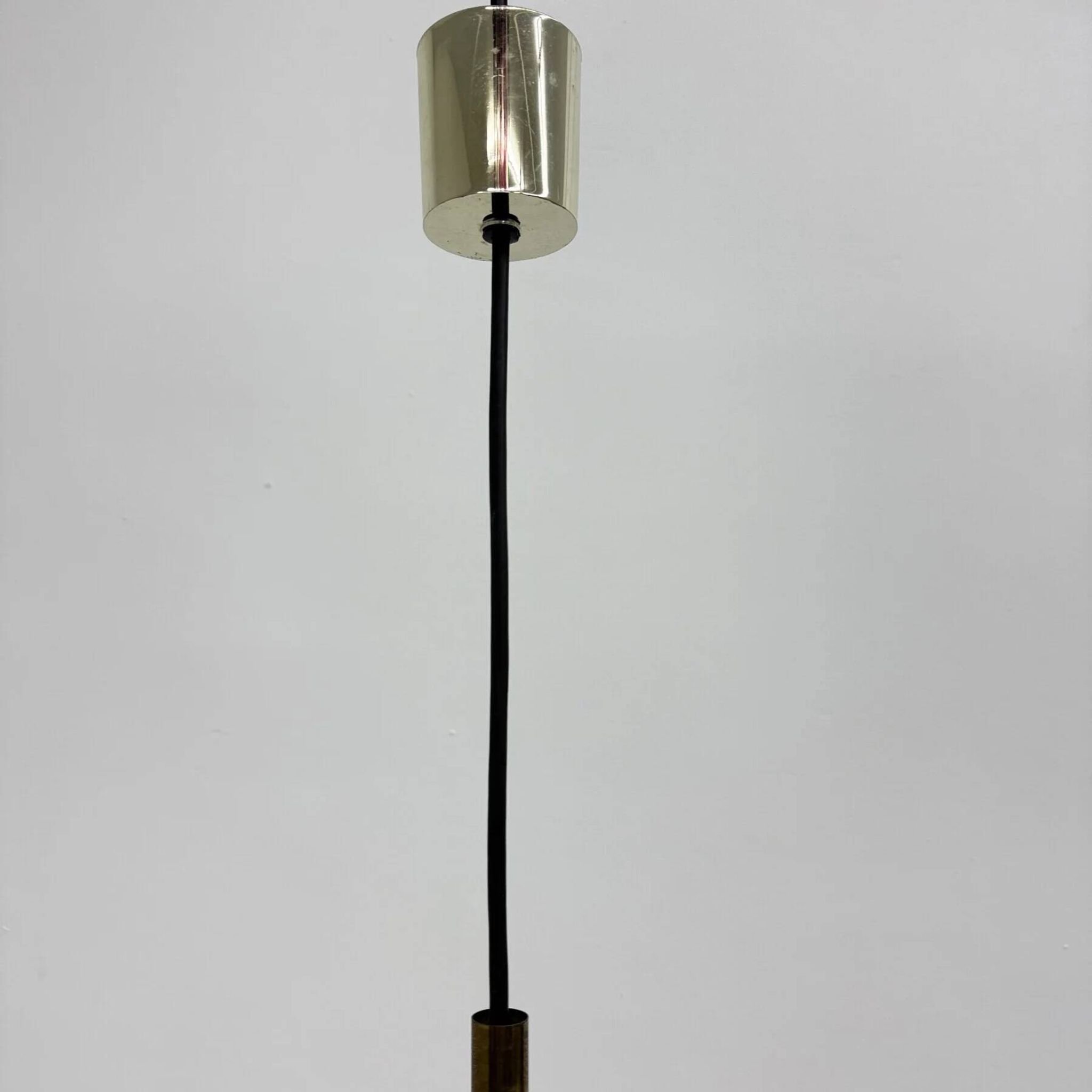 XL Helena Tynell glass bubble hanging lamp pendant, 1970s