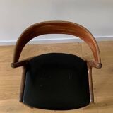 Danish teak and leather chair from the 60s/70s
