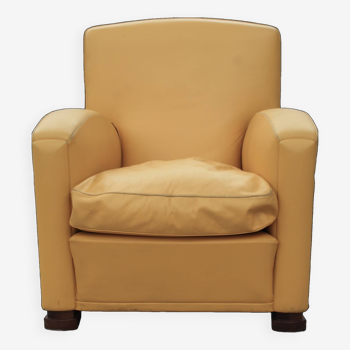 Fauteuil Poltrona Frau jaune "Tabarin"