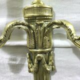 Paire d'appliques en bronze st Louis XVl
