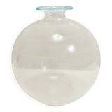 Murano Glass Vase by Ercole Barovier for Barovier & Toso with White Canes,