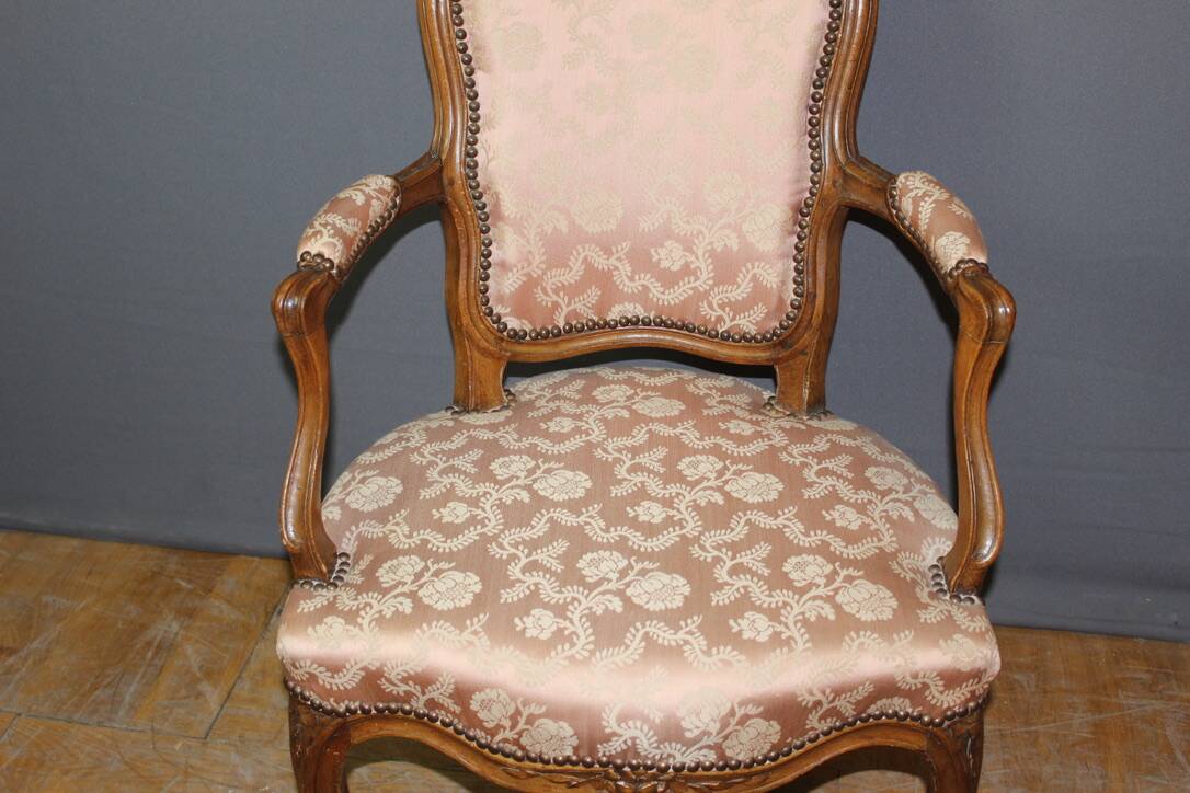 Louis XV Period Armchair In Beech XVIII