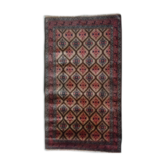 Turkmen nomadic carpet 152 x 87 cm, antique hand-knotted.