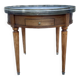Bouillotte table in blond mahogany, Louis XVI style, 20th century period