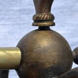 Vintage kerosene lamp copper wall light