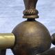 Vintage kerosene lamp copper wall light