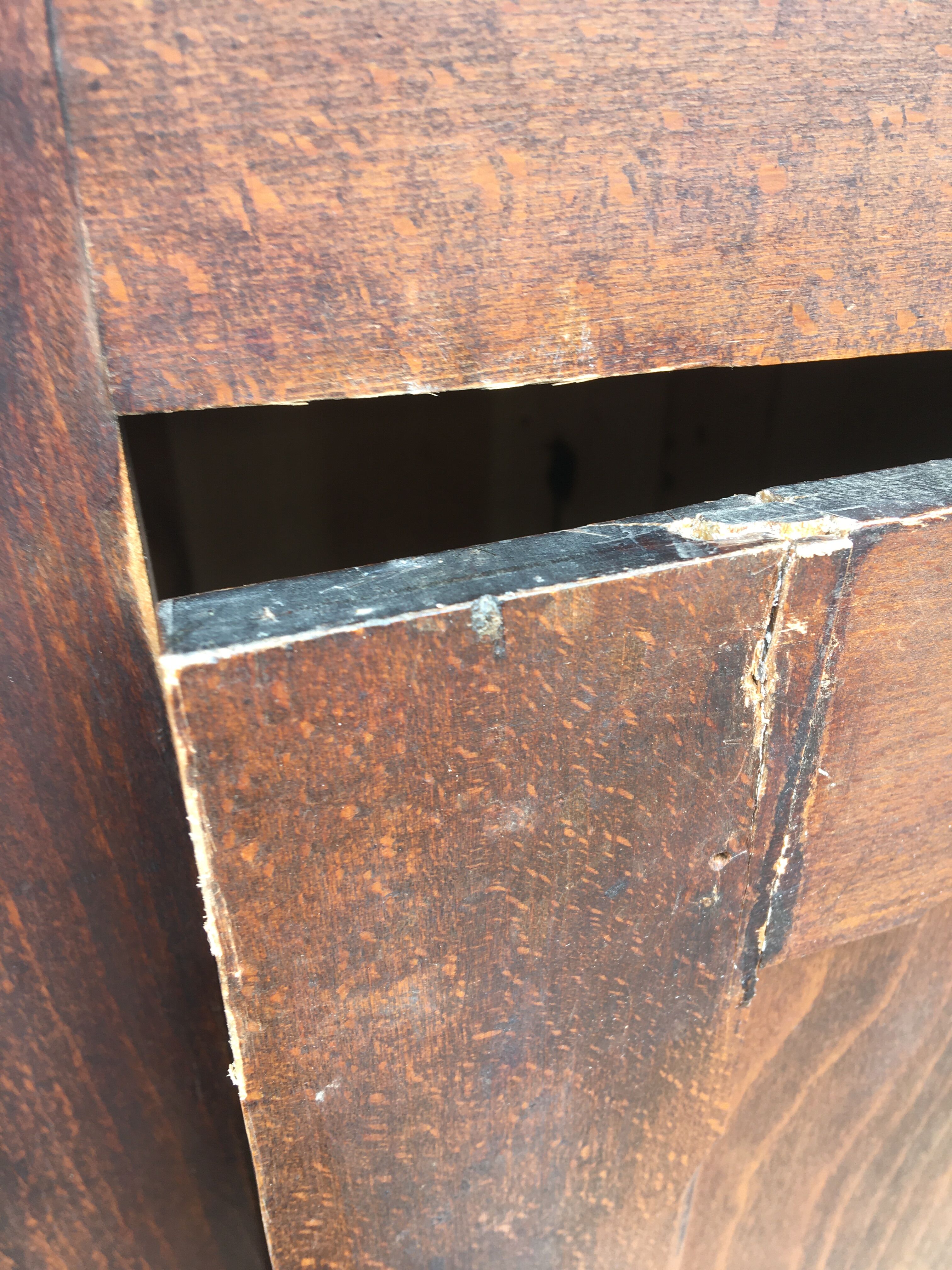 Wardrobe vintage door