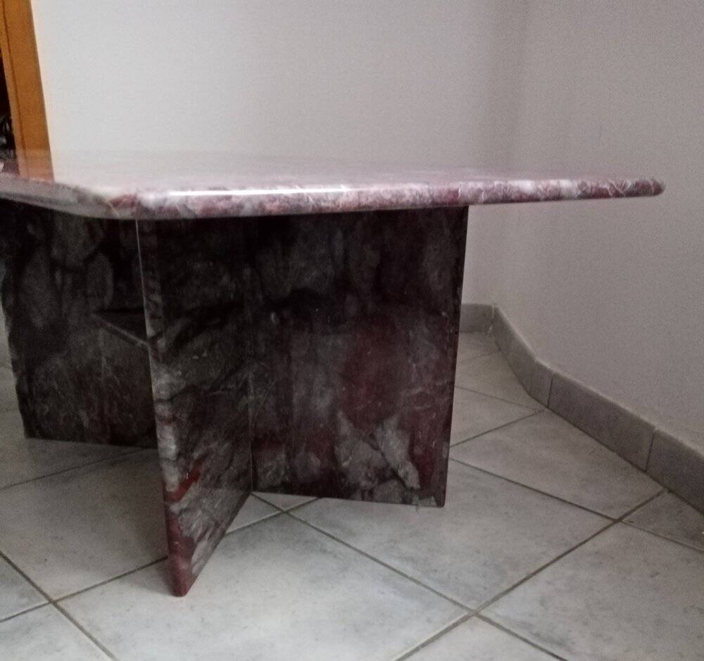 Salome marble coffee table, 1990s