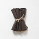 Lot of 4 towels in brown linen