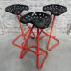 Tabouret bar vintage acier siège de tracteur