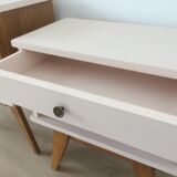 Lot of two vintage bedside tables