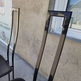 Set of 4 chairs Design Italy signed Cattelan 1980 vintage