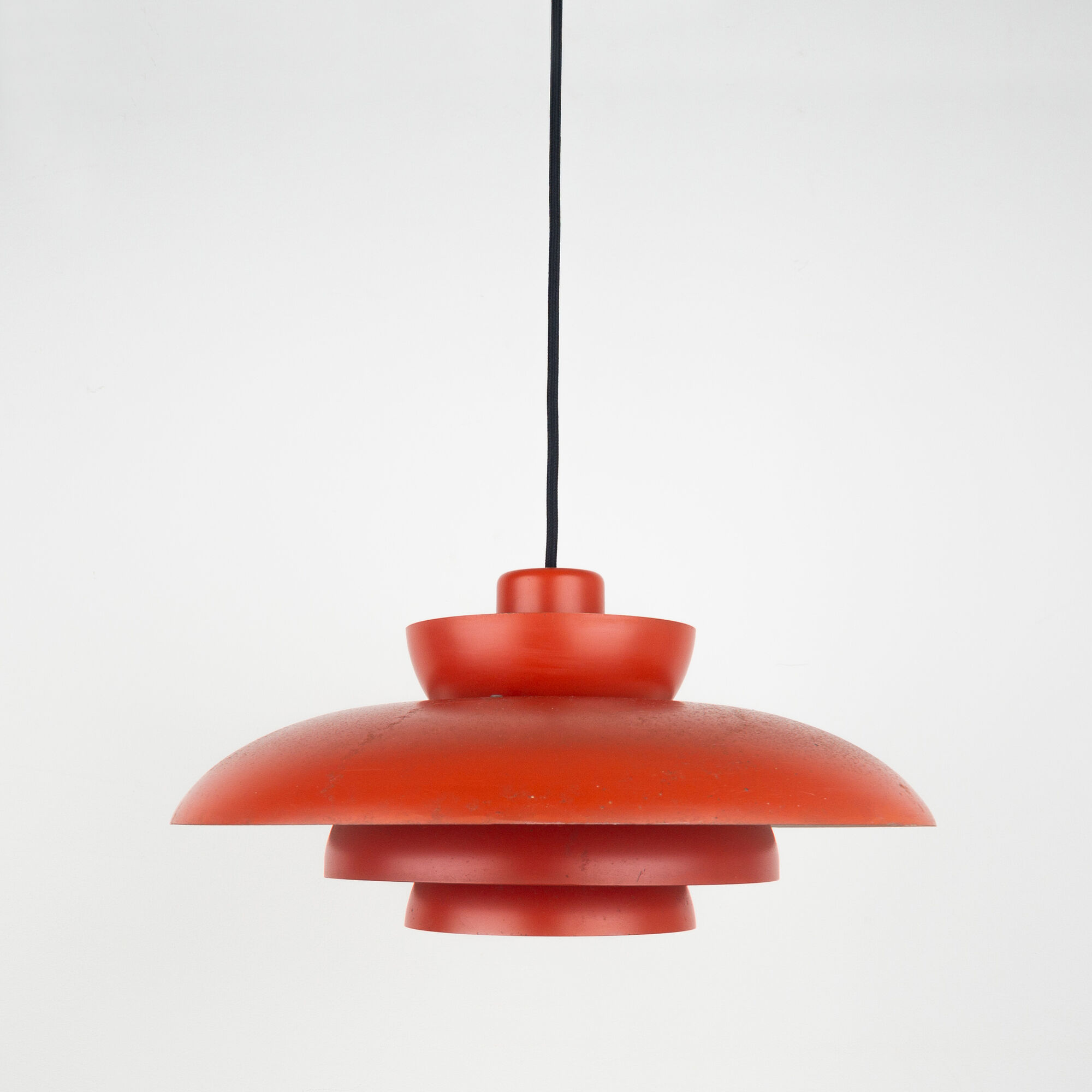 Danish mid century pendant lamp Penta by Jo Hammerborg, Fog og Mørup, Denmark, 1965