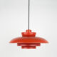 Danish mid century pendant lamp Penta by Jo Hammerborg, Fog og Mørup, Denmark, 1965