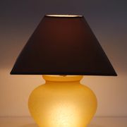 Melarti yellow sandblasted opaline lamp