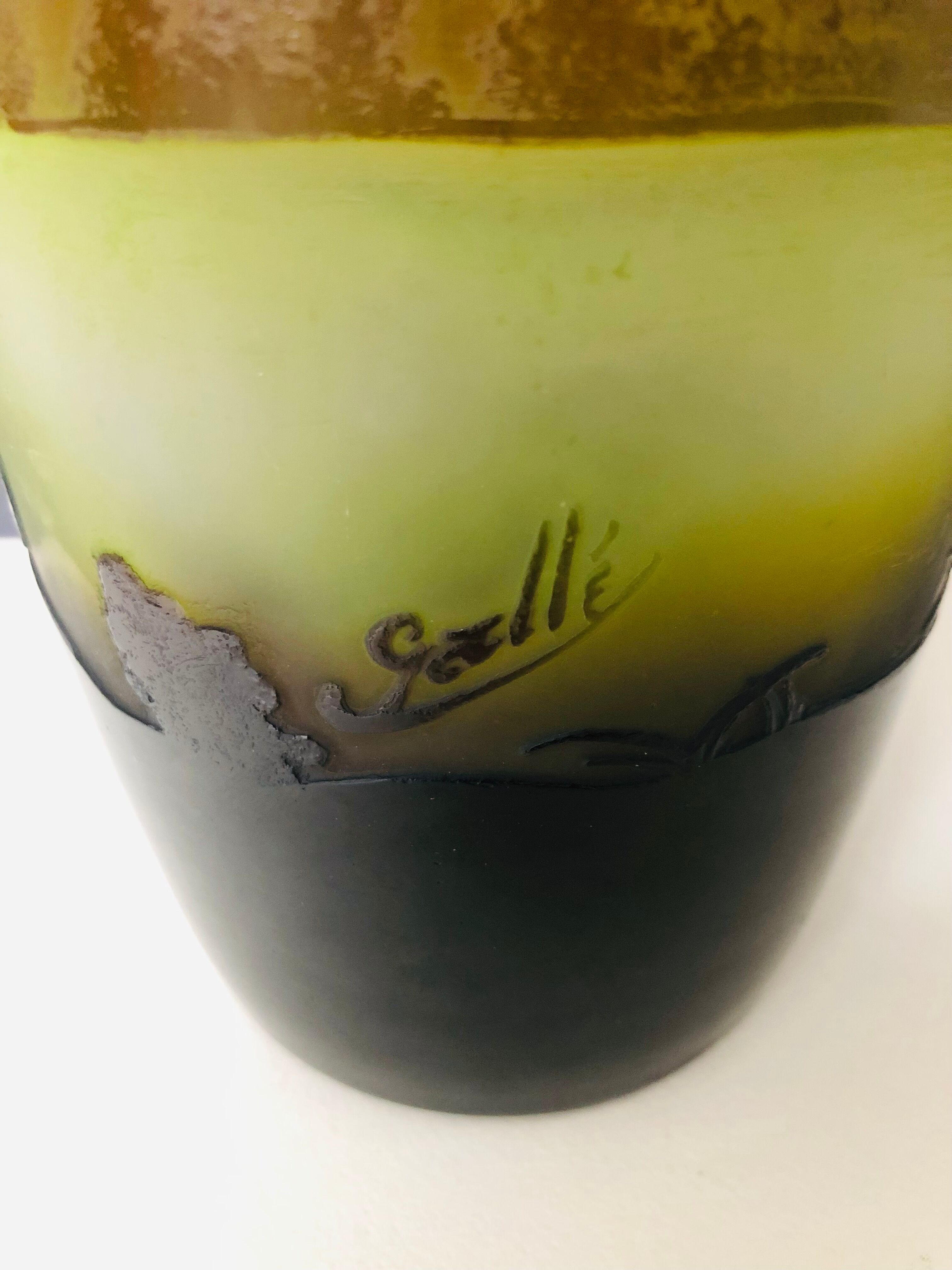 Large Gallé vase
