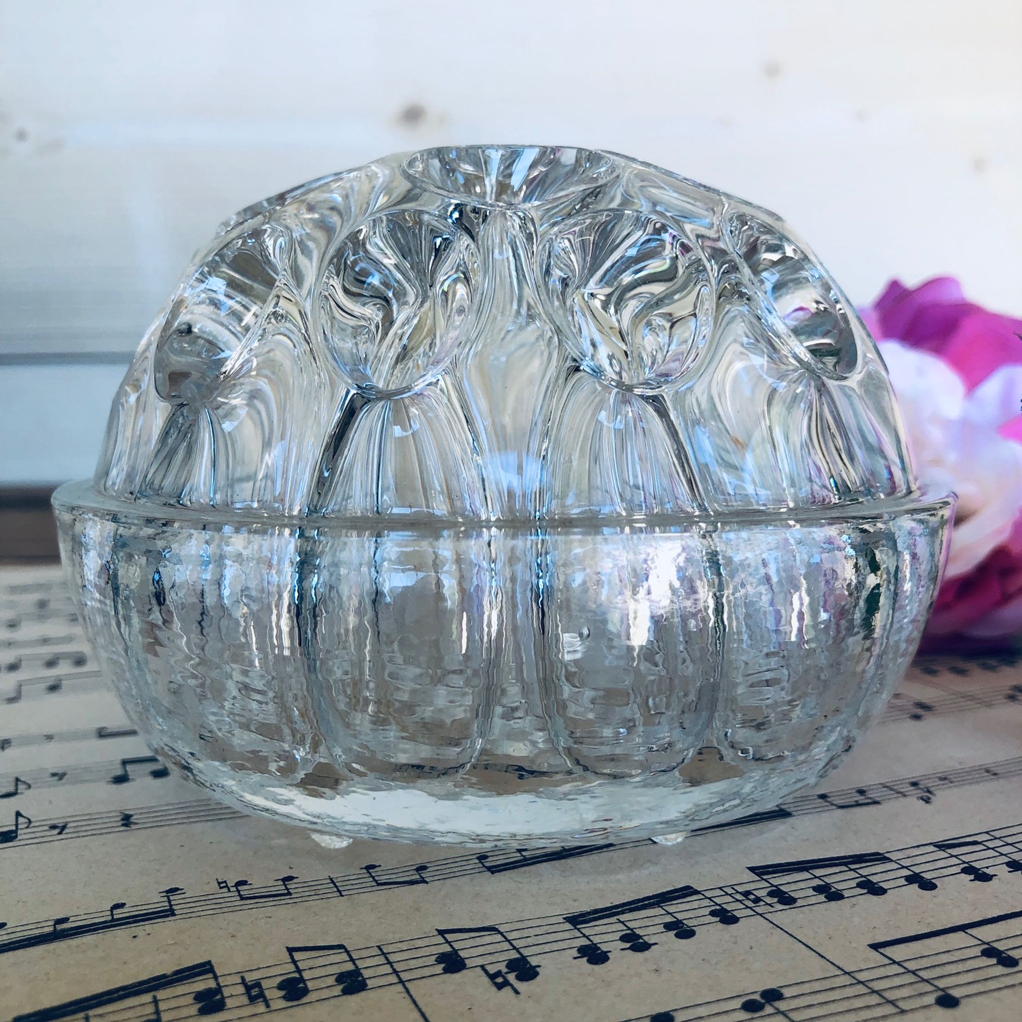 Pique fleurs en verre N°5 Reims