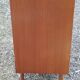 Vintage chest of drawers from the 50s 4 drawers feet compass and mahogany fins