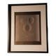 Optical Art Table - Victor Vasarely - Linear Structure - Frame 50x