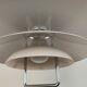 Suspension extensible métal blanc laqué, suède années 70/80