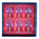 6 verres à Cognac cristal d 'arques