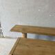 Paire de bancs en chêne – esprit ferme authentique ou