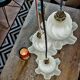 Vintage trio pendant lamp