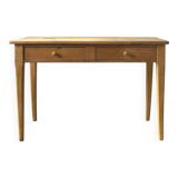 Farmhouse table with 2 large drawers