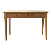 Farmhouse table with 2 large drawers