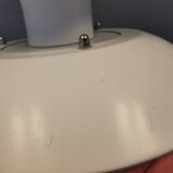 Small Danish hanging lamp in white colour