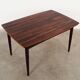 Table en palissandre, design danois, années 1970, production : Danemark